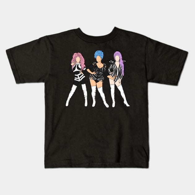 Stephanies Child - Jan, Rosé, Lagoona Kids T-Shirt by doctorbihcraft